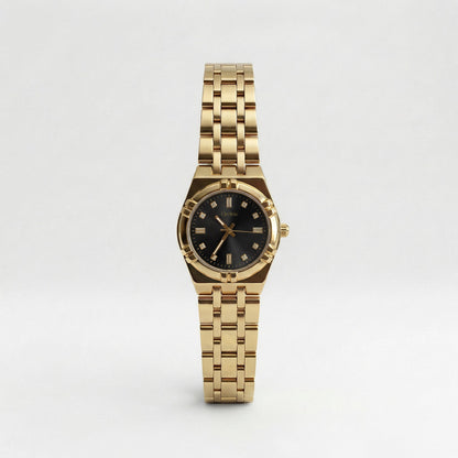Elara Watch - Gold Noir