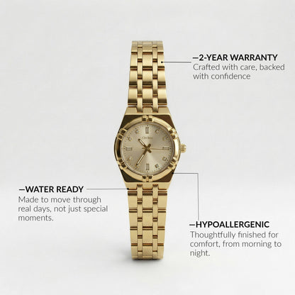 Elara Watch - Champagne