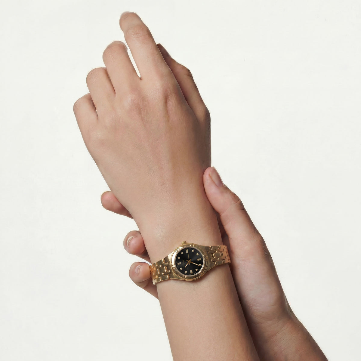 Elara Watch - Gold Noir