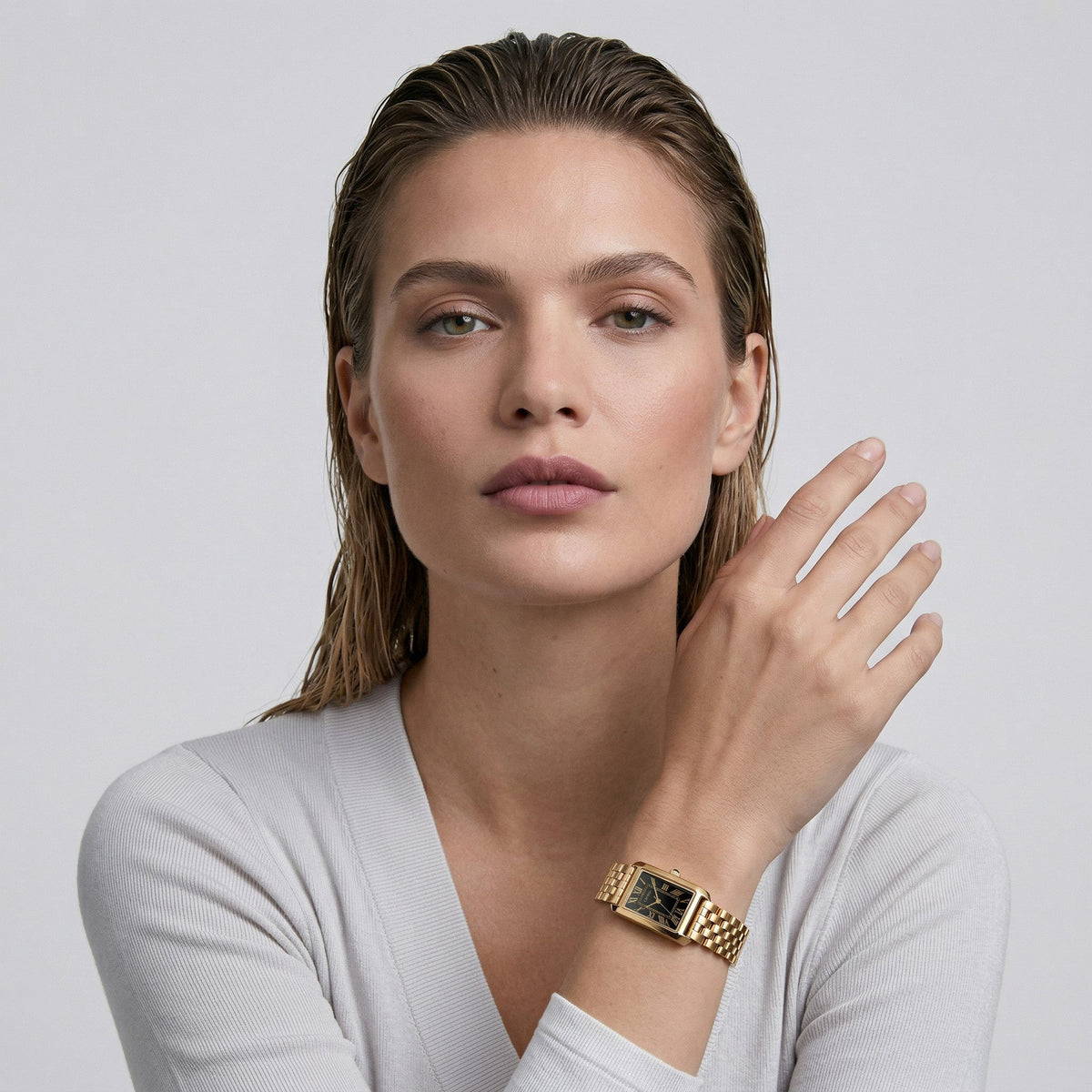 Roselle Watch - Gold Noir