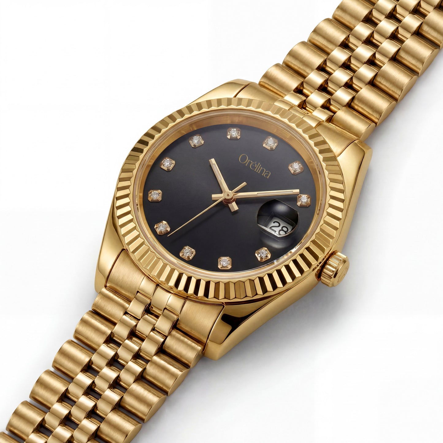 Luna Watch - Gold Noir