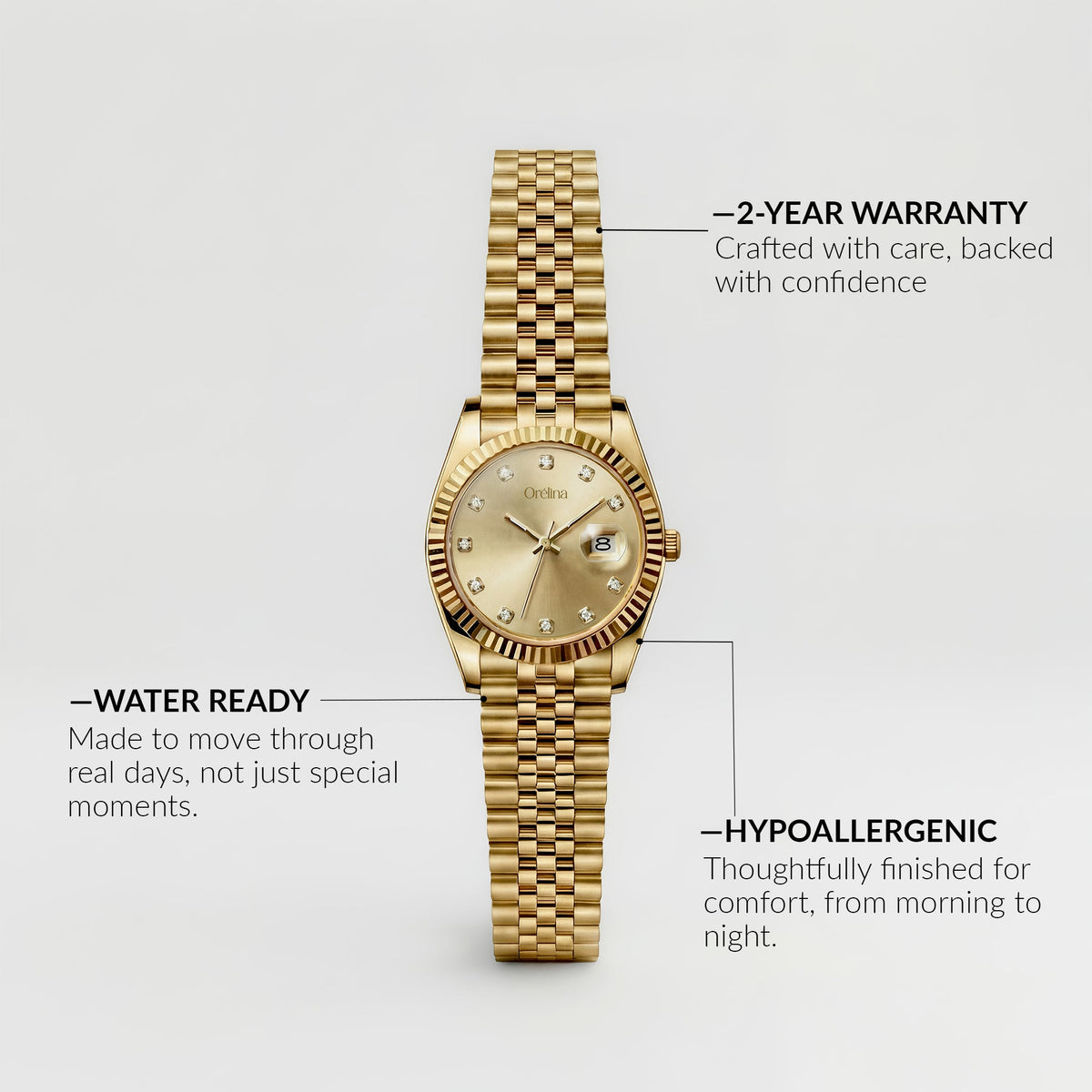 Luna Watch - Champagne