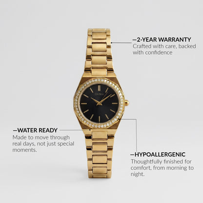 Muse Watch - Gold Noir