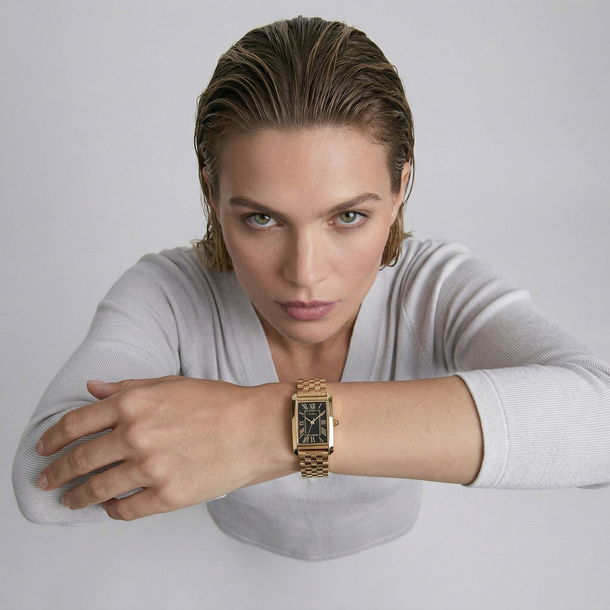 Roselle Watch - Gold Noir