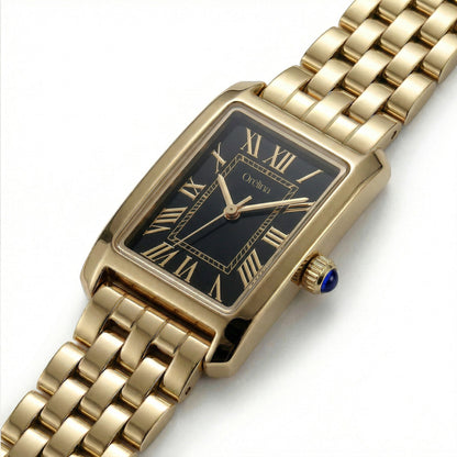Roselle Watch - Gold Noir