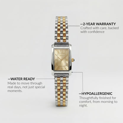 Roselle Watch - Two Tone