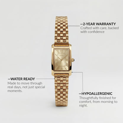 Roselle Watch - Champagne